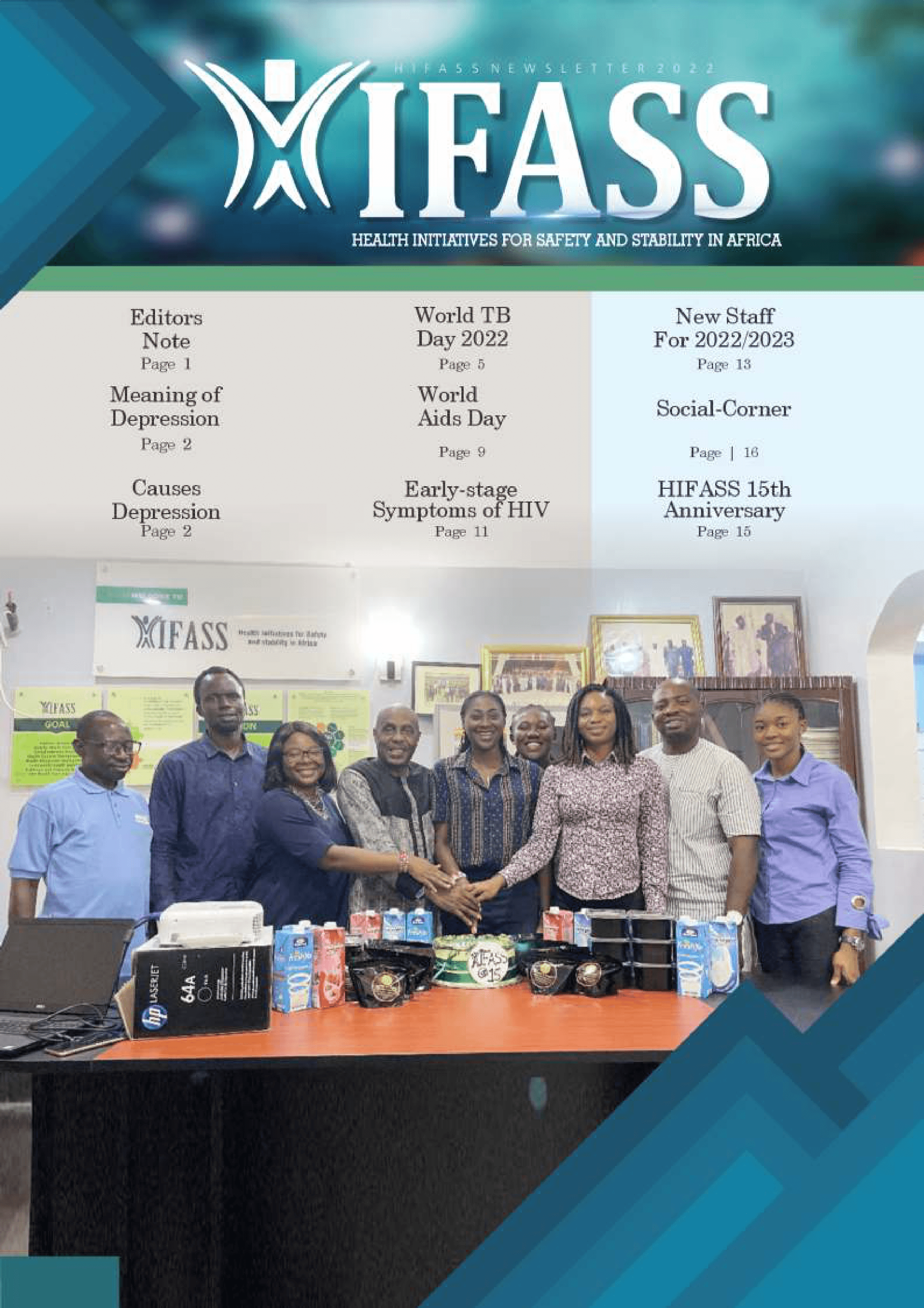 Cover of Hifass Newsletter 2022